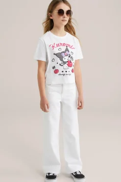 Meisjes T-shirt met opdruk