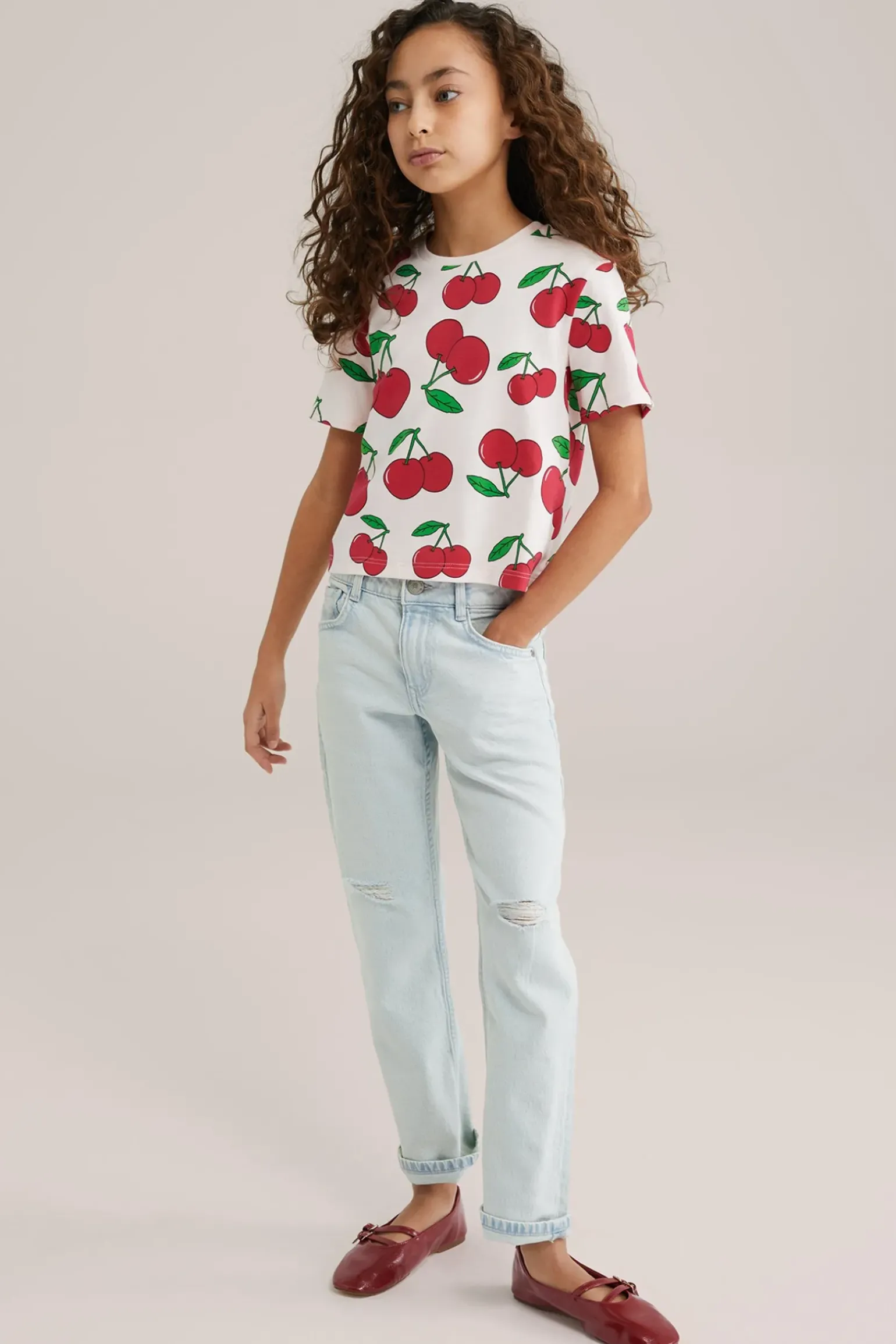 Meisjes T-shirt met opdruk