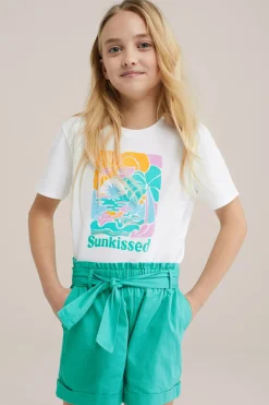 Meisjes T-shirt met opdruk
