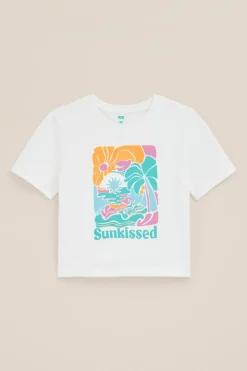 Meisjes T-shirt met opdruk
