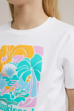 Meisjes T-shirt met opdruk