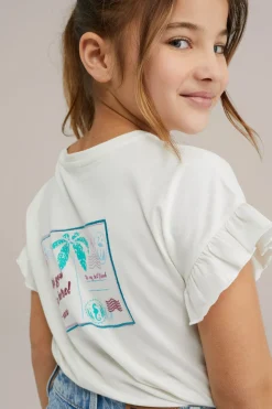Meisjes T-shirt met opdruk
