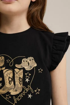 Meisjes T-shirt met opdruk