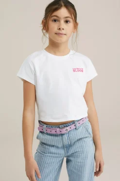Meisjes T-shirt met opdruk