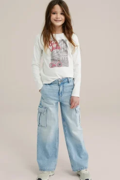 Meisjes T-shirt met opdruk