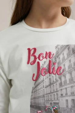 Meisjes T-shirt met opdruk
