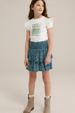 Meisjes T-shirt met opdruk