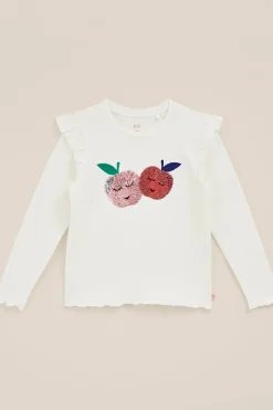 Meisjes T-shirt met pailletten opdruk
