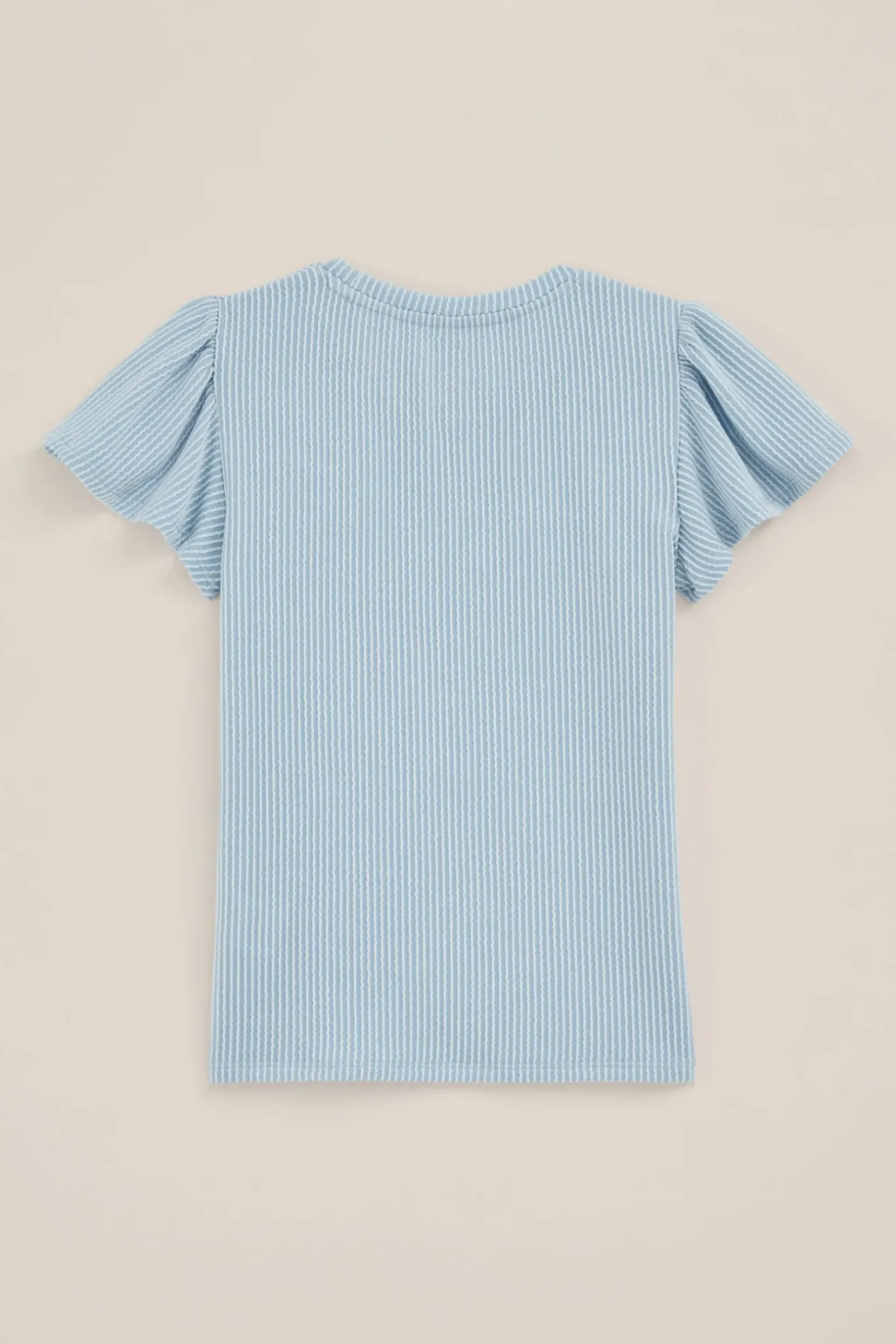 Meisjes T-shirt met ribstructuur