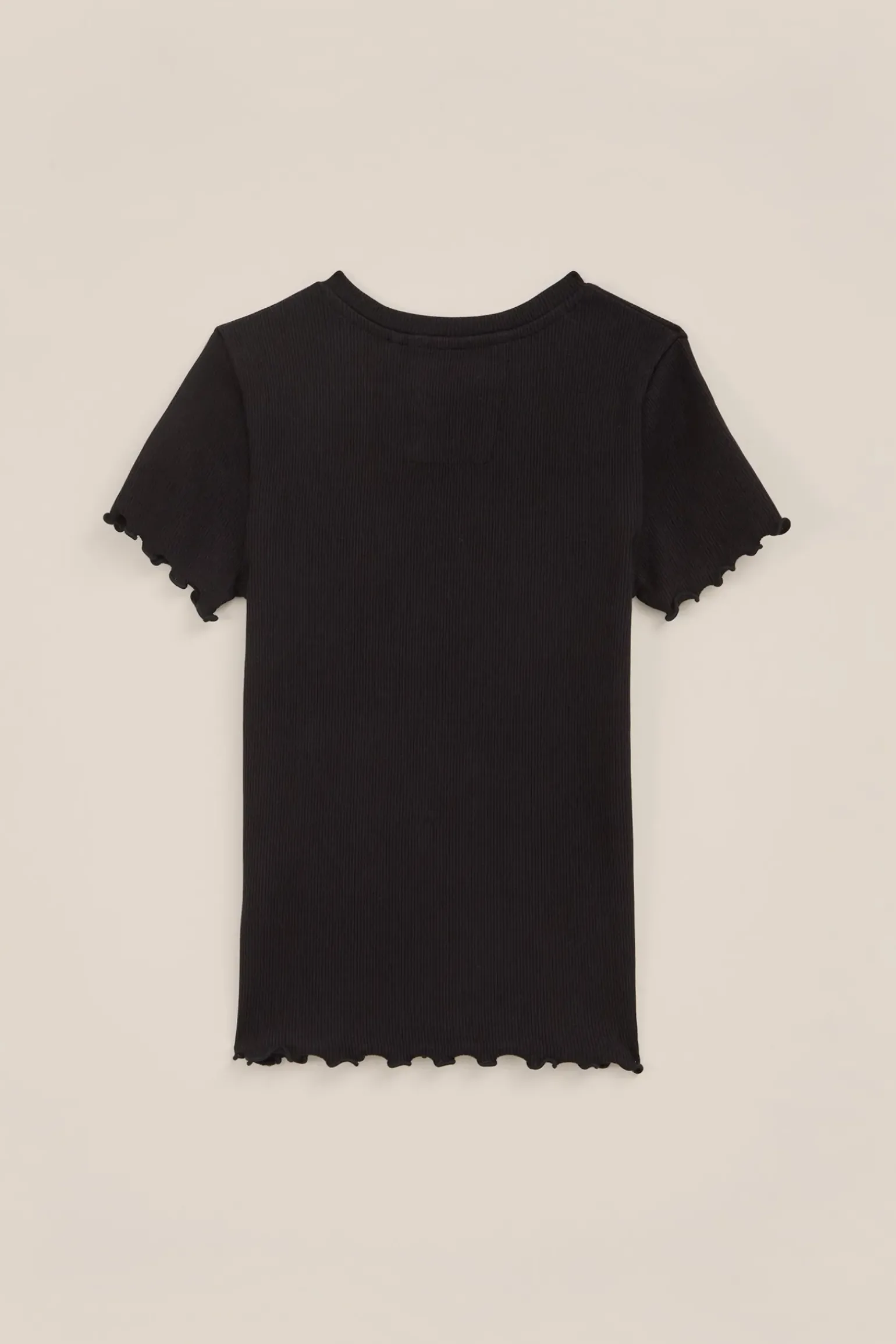 Meisjes T-shirt met ribstructuur