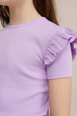 Meisjes T-shirt met ruches