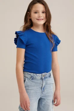 Meisjes T-shirt met ruches