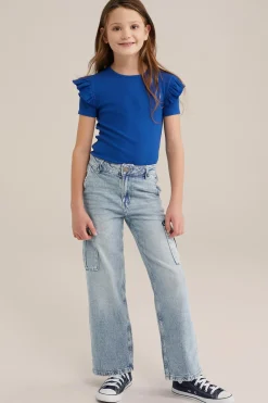 Meisjes T-shirt met ruches