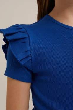 Meisjes T-shirt met ruches
