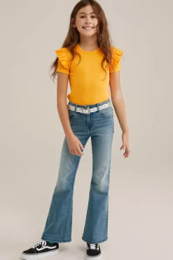 Meisjes T-shirt met ruches