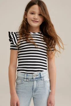 Meisjes T-shirt met ruches