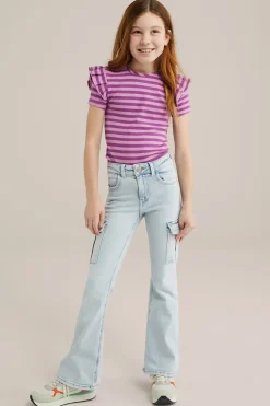 Meisjes T-shirt met ruches
