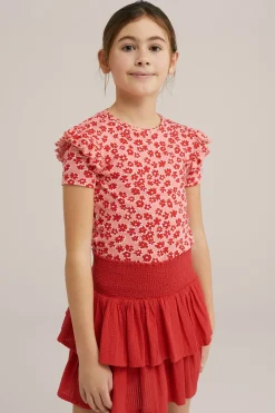 Meisjes T-shirt met ruches