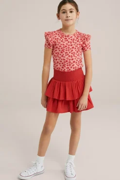 Meisjes T-shirt met ruches