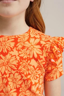 Meisjes T-shirt met ruches