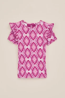 Meisjes T-shirt met ruches