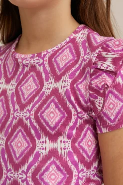 Meisjes T-shirt met ruches