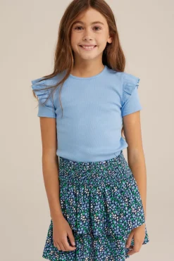 Meisjes T-shirt met ruches
