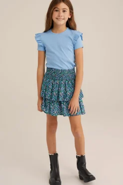 Meisjes T-shirt met ruches