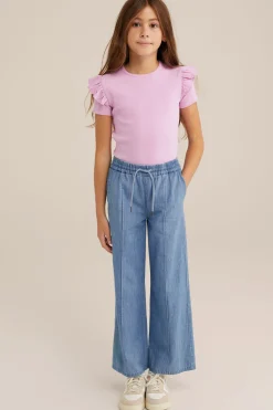 Meisjes T-shirt met ruches
