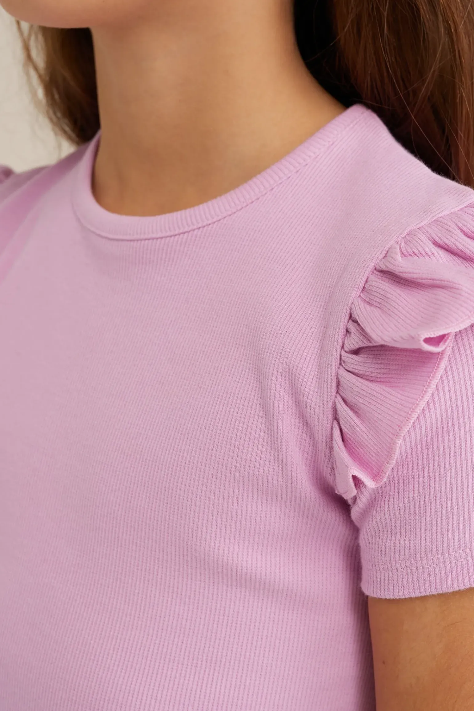 Meisjes T-shirt met ruches