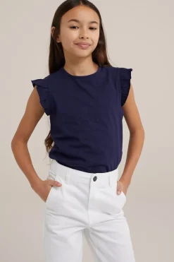 Meisjes T-shirt met ruches