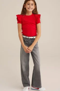 Meisjes T-shirt met ruches