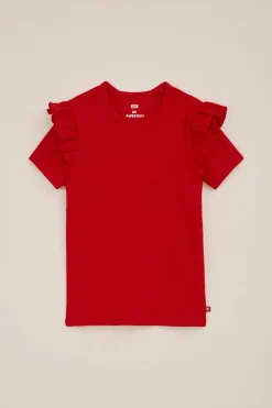 Meisjes T-shirt met ruches
