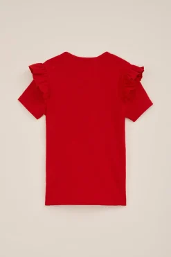 Meisjes T-shirt met ruches
