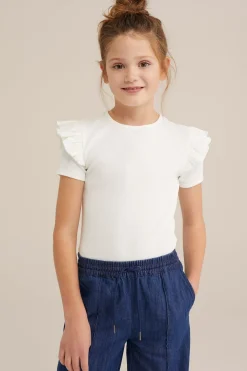 Meisjes T-shirt met ruches