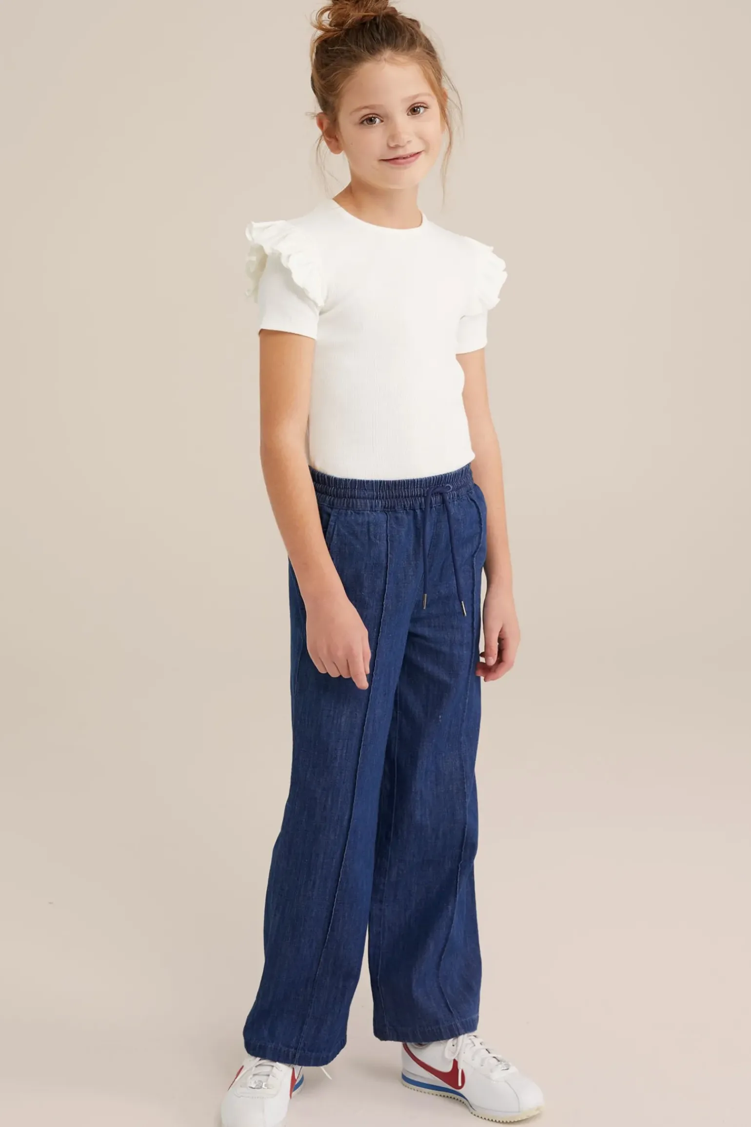 Meisjes T-shirt met ruches