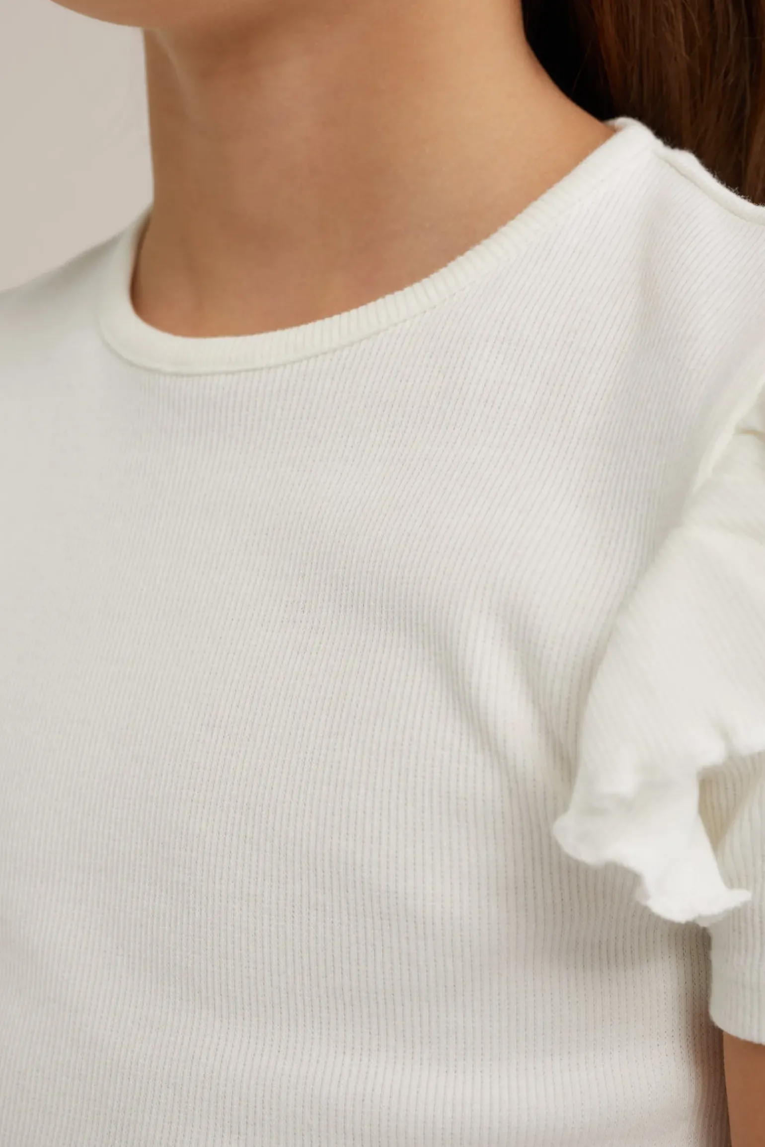 Meisjes T-shirt met ruches