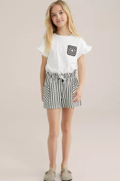 Meisjes T-shirt met ruches