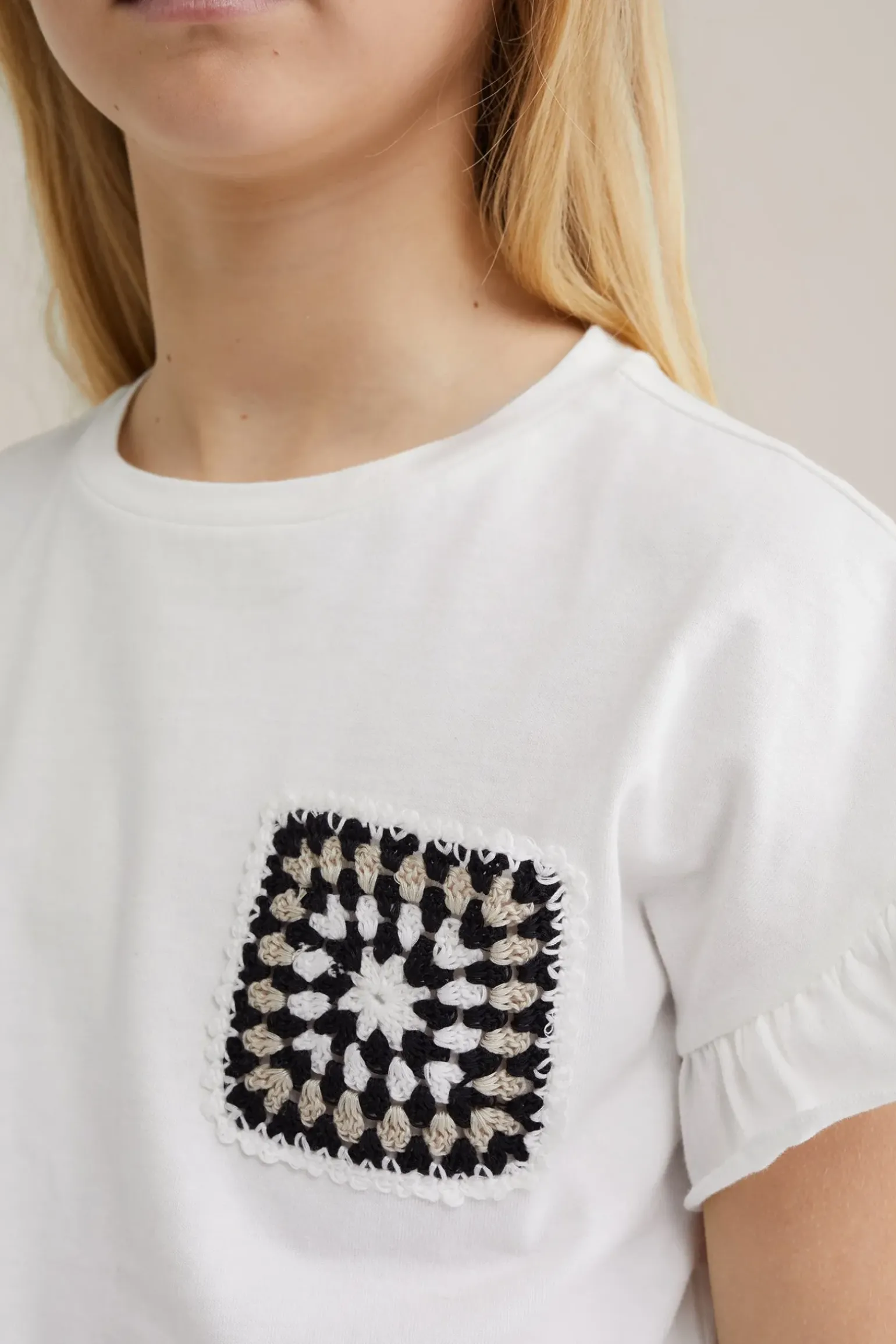Meisjes T-shirt met ruches