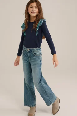 Meisjes T-shirt met ruches