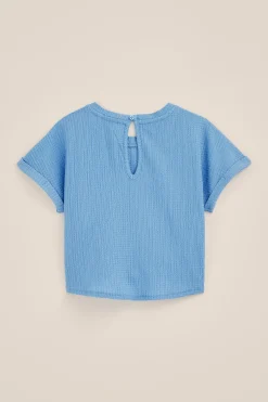 Meisjes T-shirt met structuur