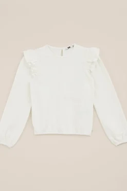 Meisjes T-shirt met structuur