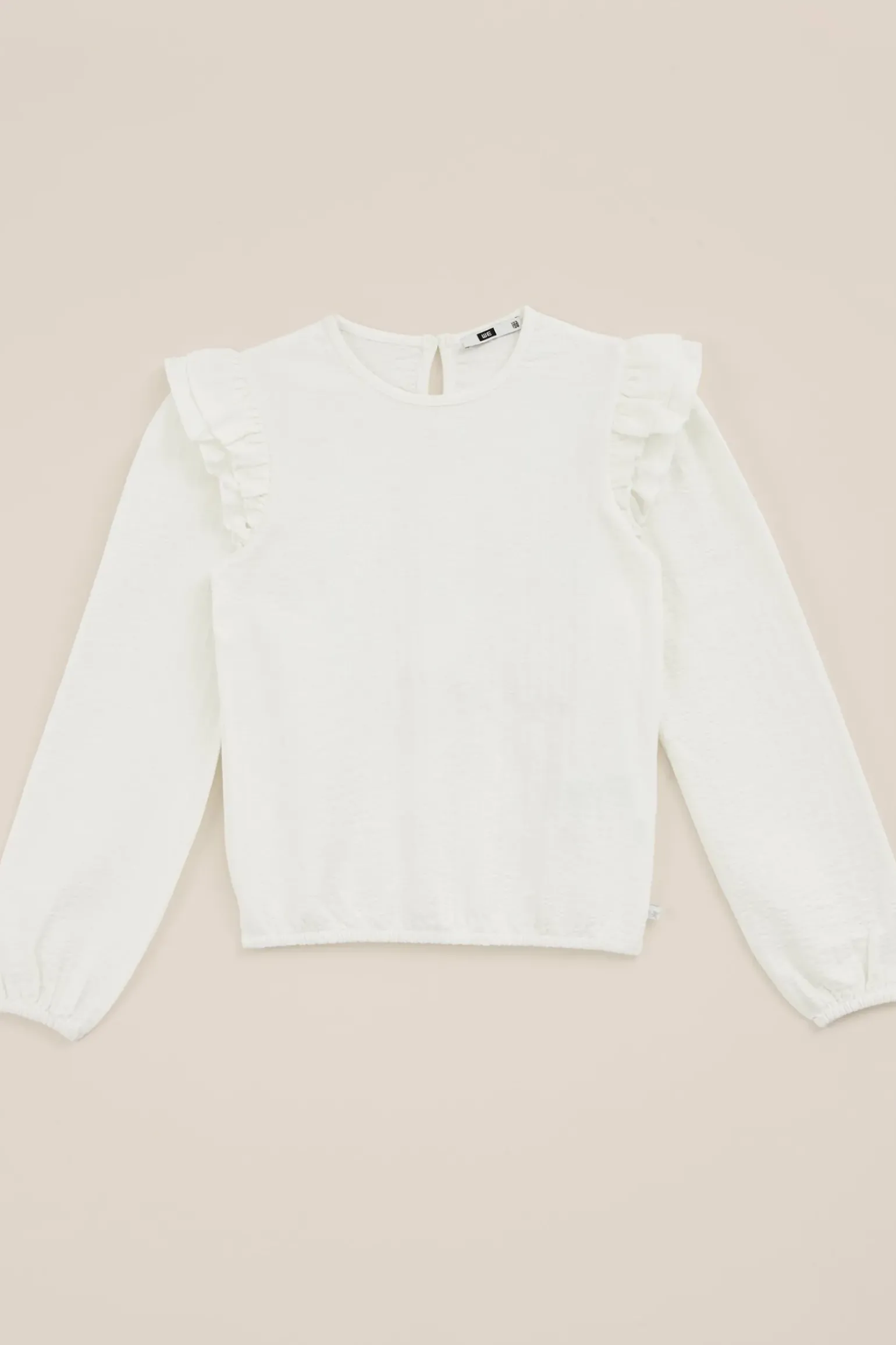 Meisjes T-shirt met structuur