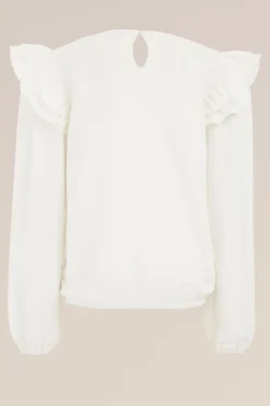 Meisjes T-shirt met structuur