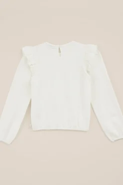 Meisjes T-shirt met structuur