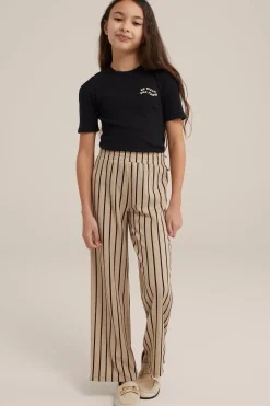 Meisjes T-shirt van ribstof