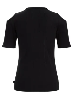 Meisjes T-shirt van ribstof