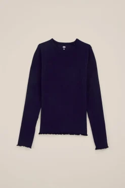 Meisjes T-shirt van ribstof