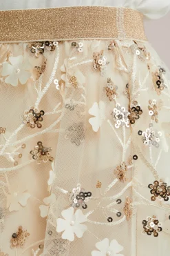 Meisjes tulerok met embroidery
