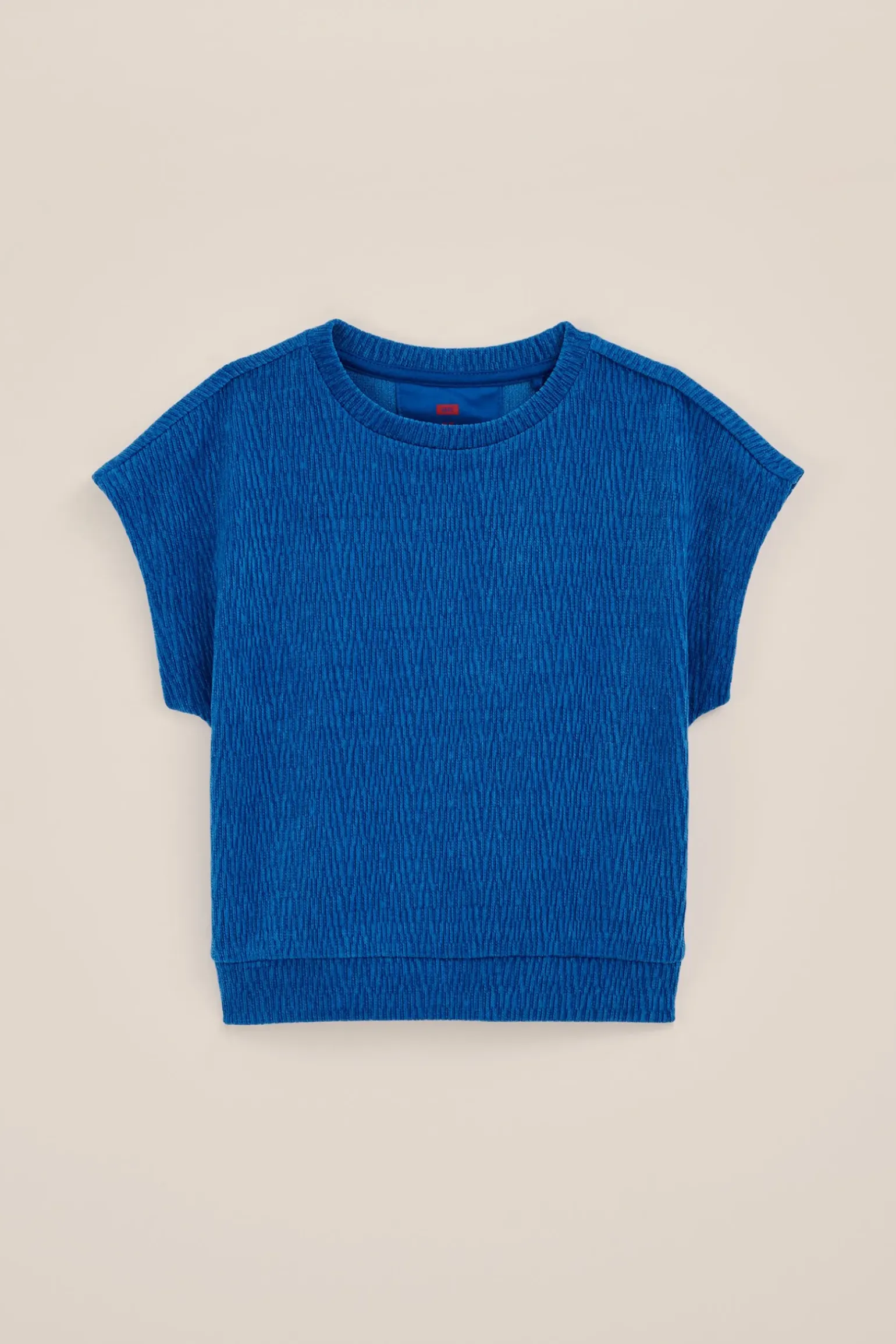 Meisje sweat t-shirt met structuur